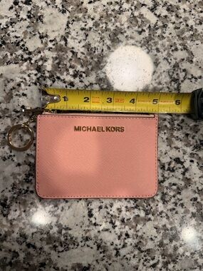 Michael Kors Pink Card Case Keyring